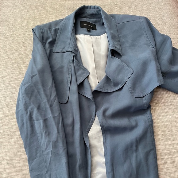 Blue Banana Republic Trench Coat - Picture 2 of 4